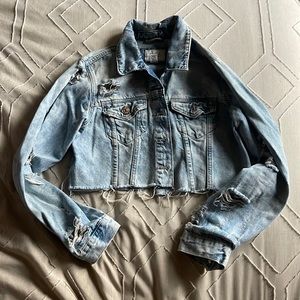 ripped jean jacket